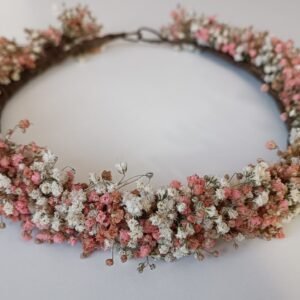 Corona Sara blanco rosa mixto