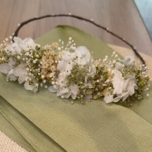 Media corona verde salvia