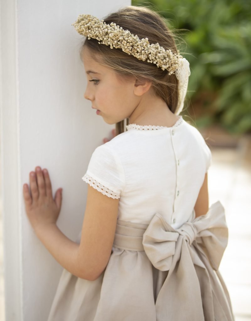 vestido Irina de espalda